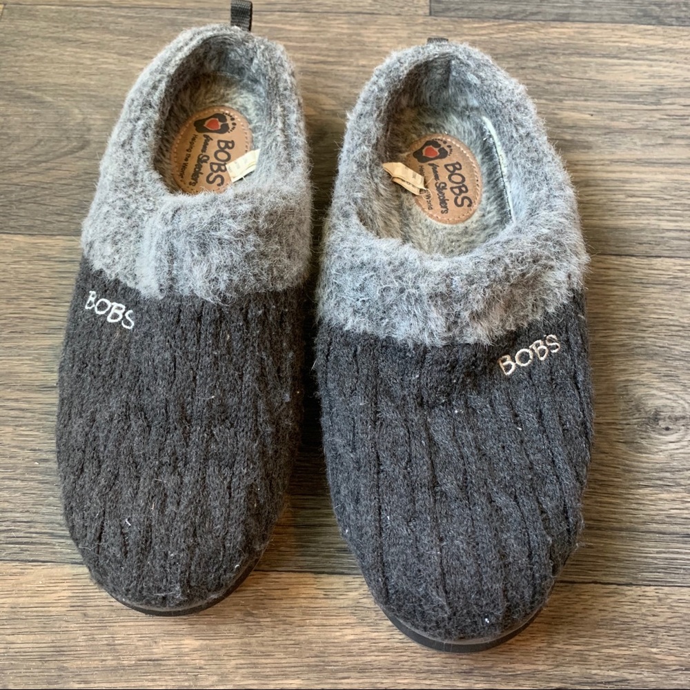 BOBS Size 9 Grey House Shoes